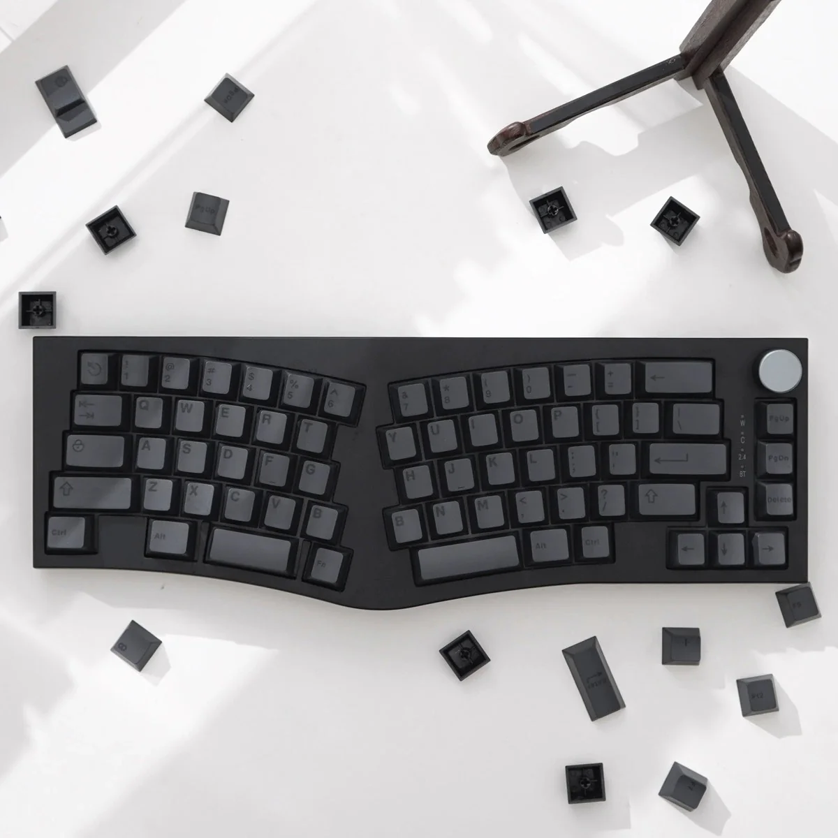 Black on Black Engraved – 152-Key ABS Cherry Profile ANSI Keycap Set - Image 3