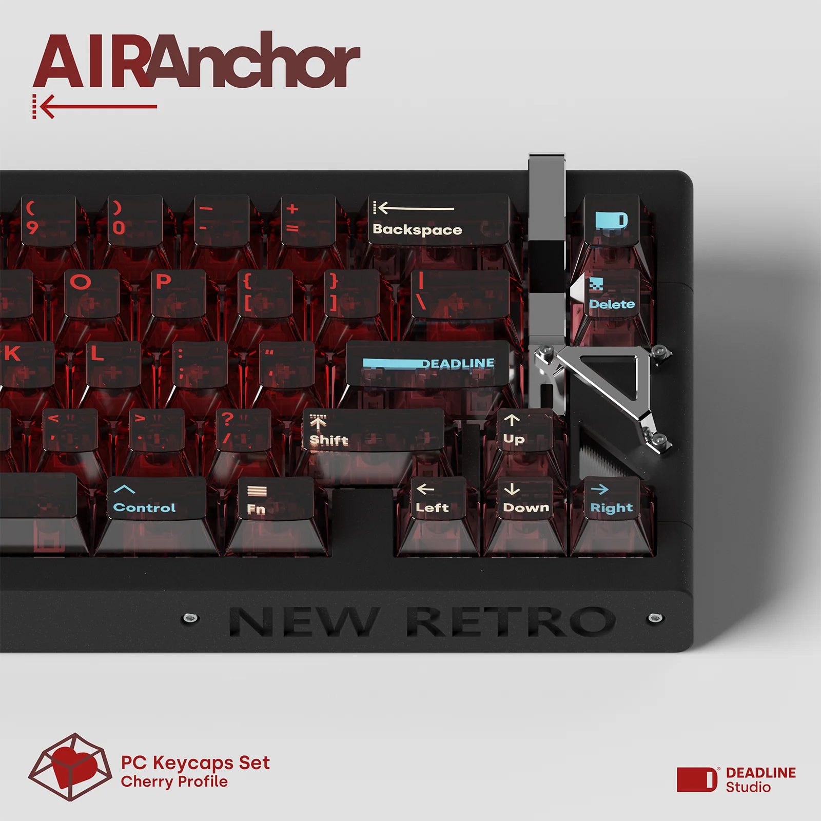 DEADLINE AirAnchor Red Transparent PC Keycaps - Image 4