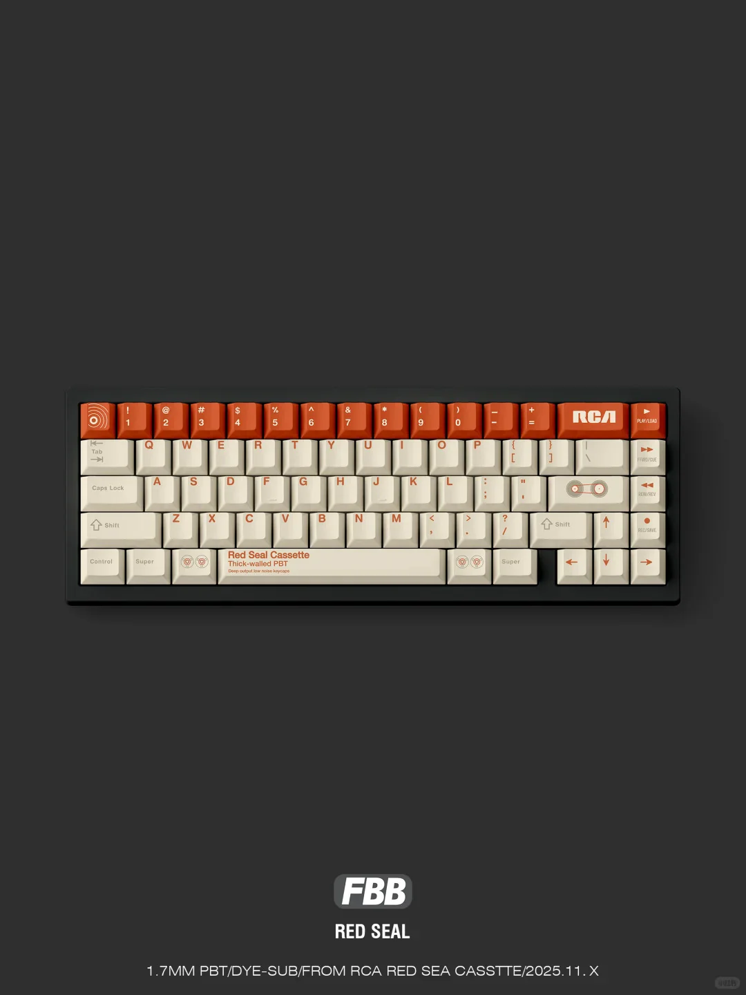 FBB - Red Seal (Magic Rice) Original ISO/ANSI Keycap Set - Image 3