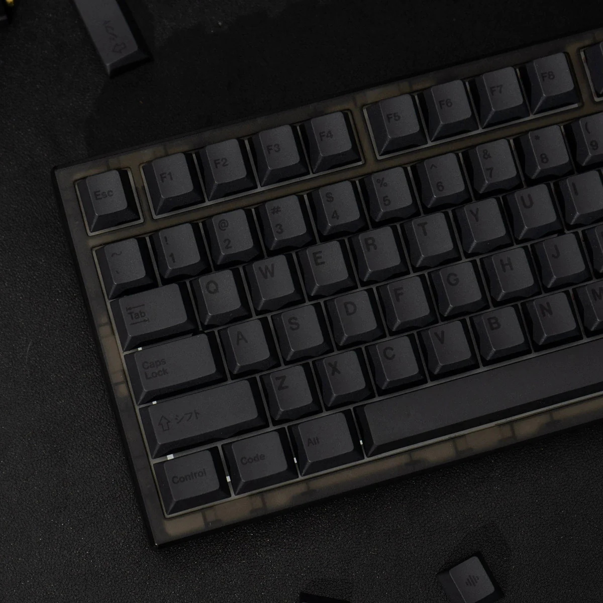 Full Black – 144-Key Cherry Profile ANSI/ISO Keycap Set - Image 4