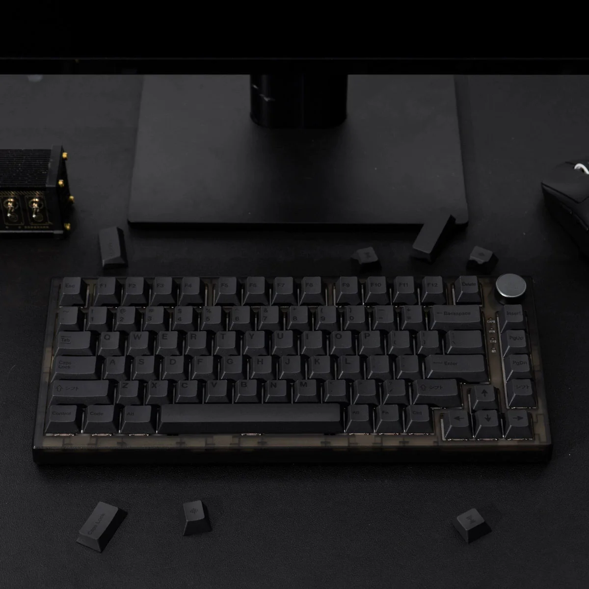 Full Black – 144-Key Cherry Profile ANSI/ISO Keycap Set - Image 5