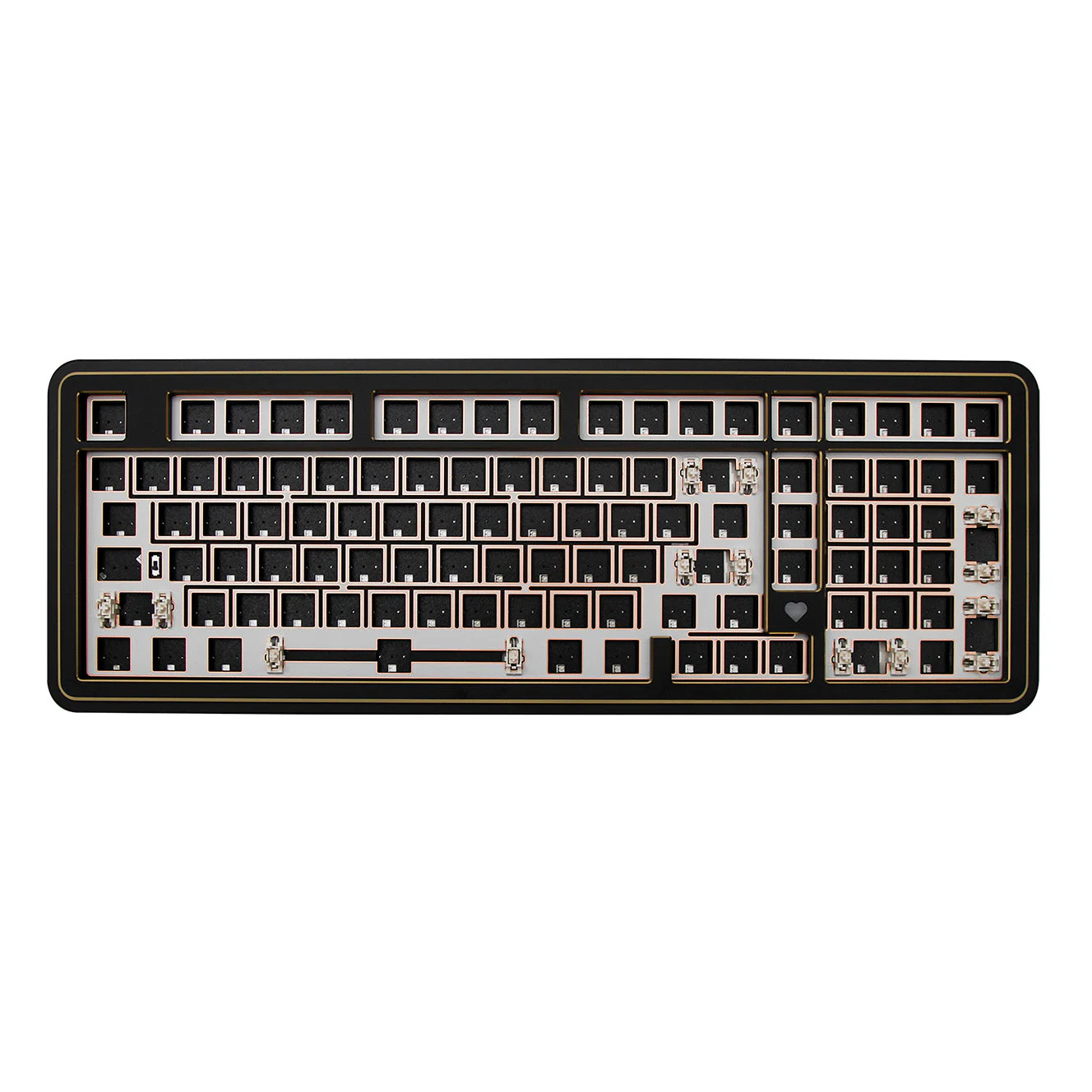 GeekZB - Story100 Aluminum Wireless 100% Mechanical Keyboard - Barebone - Image 10