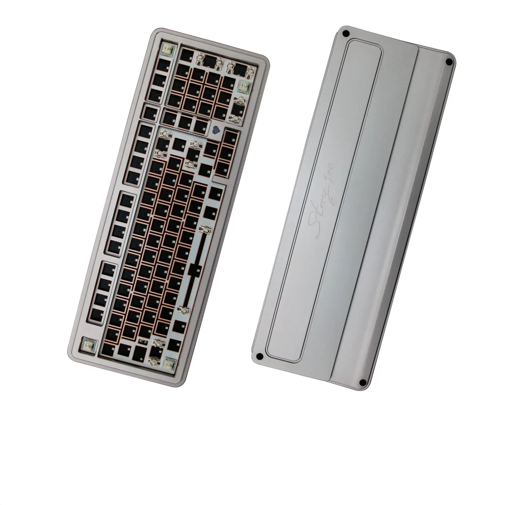 GeekZB - Story100 Aluminum Wireless 100% Mechanical Keyboard - Barebone - Image 13