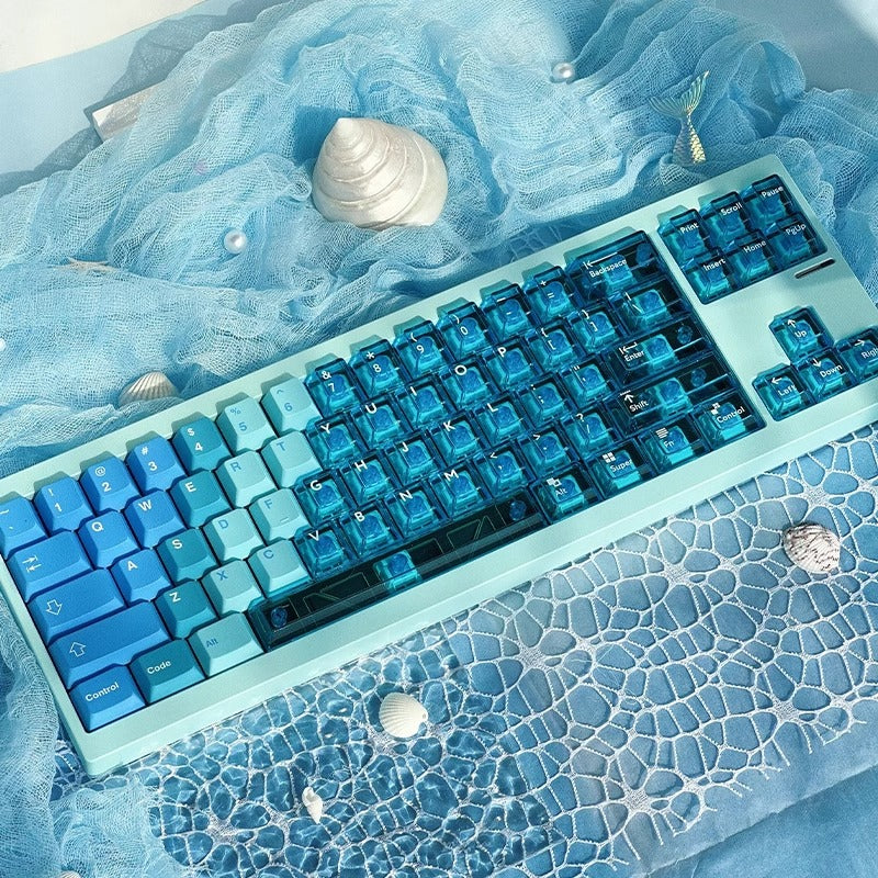Gradient - 149 PBT Sublimation & PC Transparent Hybrid Keycaps - Image 3