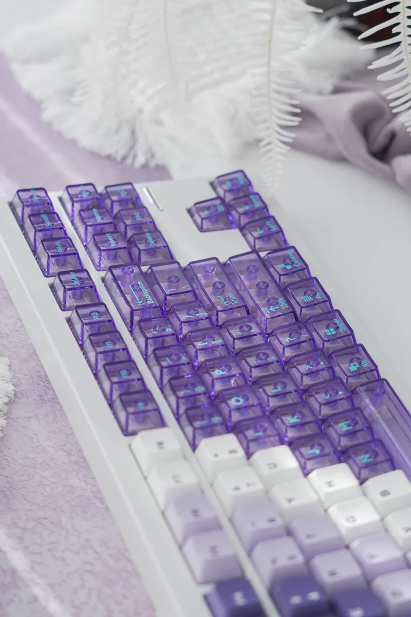 Gradient - 149 PBT Sublimation & PC Transparent Hybrid Keycaps - Image 6