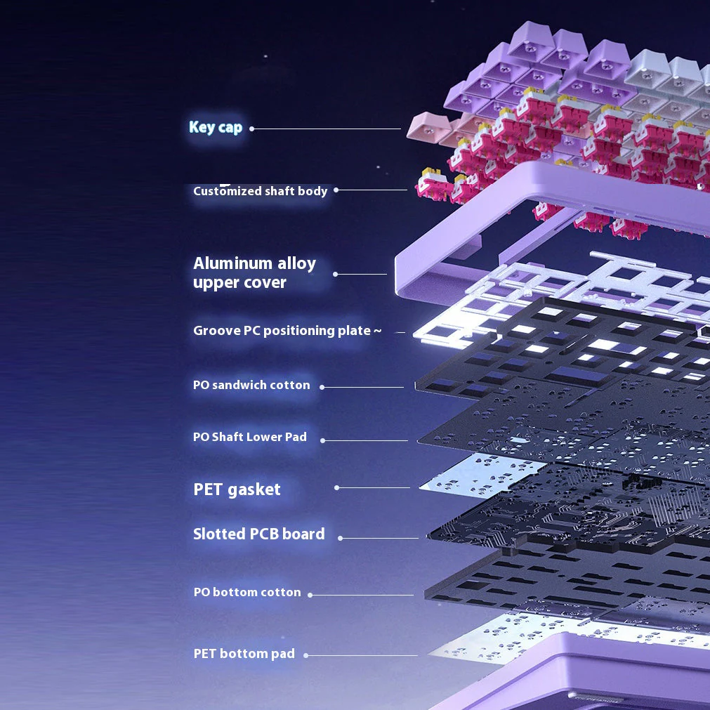 LEOBOG HI86 75% Aluminum Tri-Mode Mechanical Keyboard - Image 7