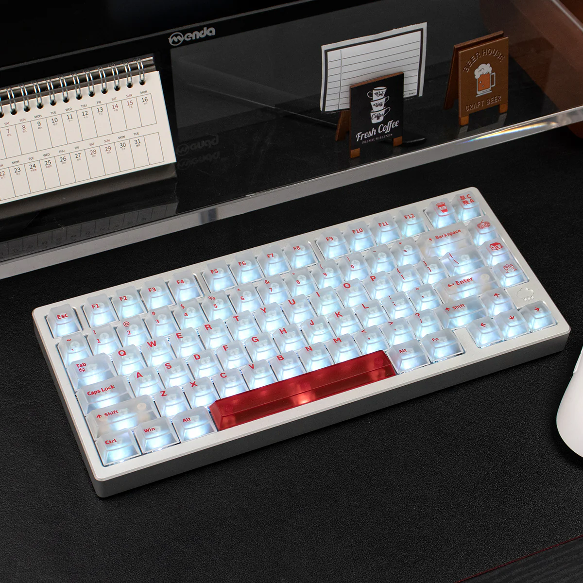 Morning C / Night A Fog-Through - 150 PC ISO/ANSI Keycap Set - Image 3