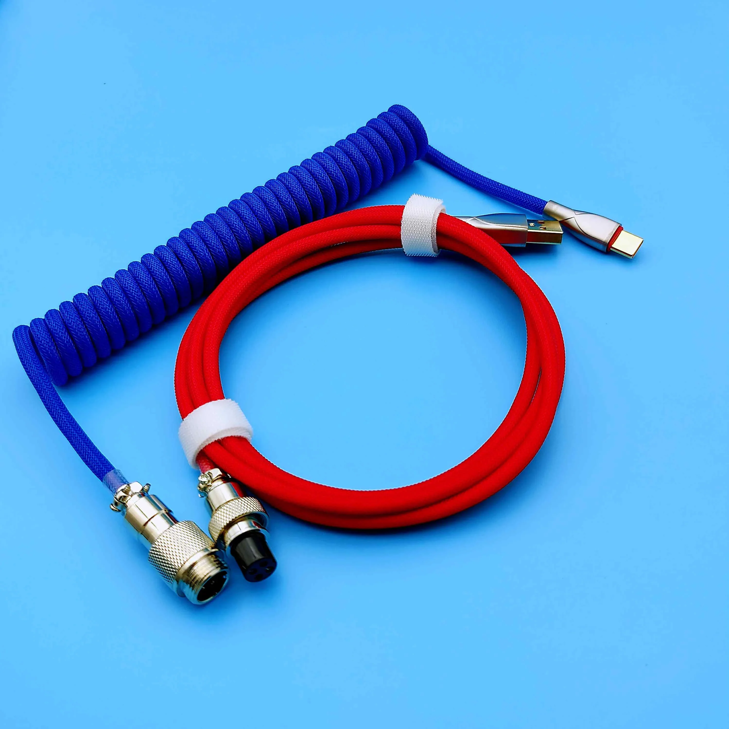 OZO Classic Coiled USB-A to USB-C Cable for Mechanical Keyboards - Image 3