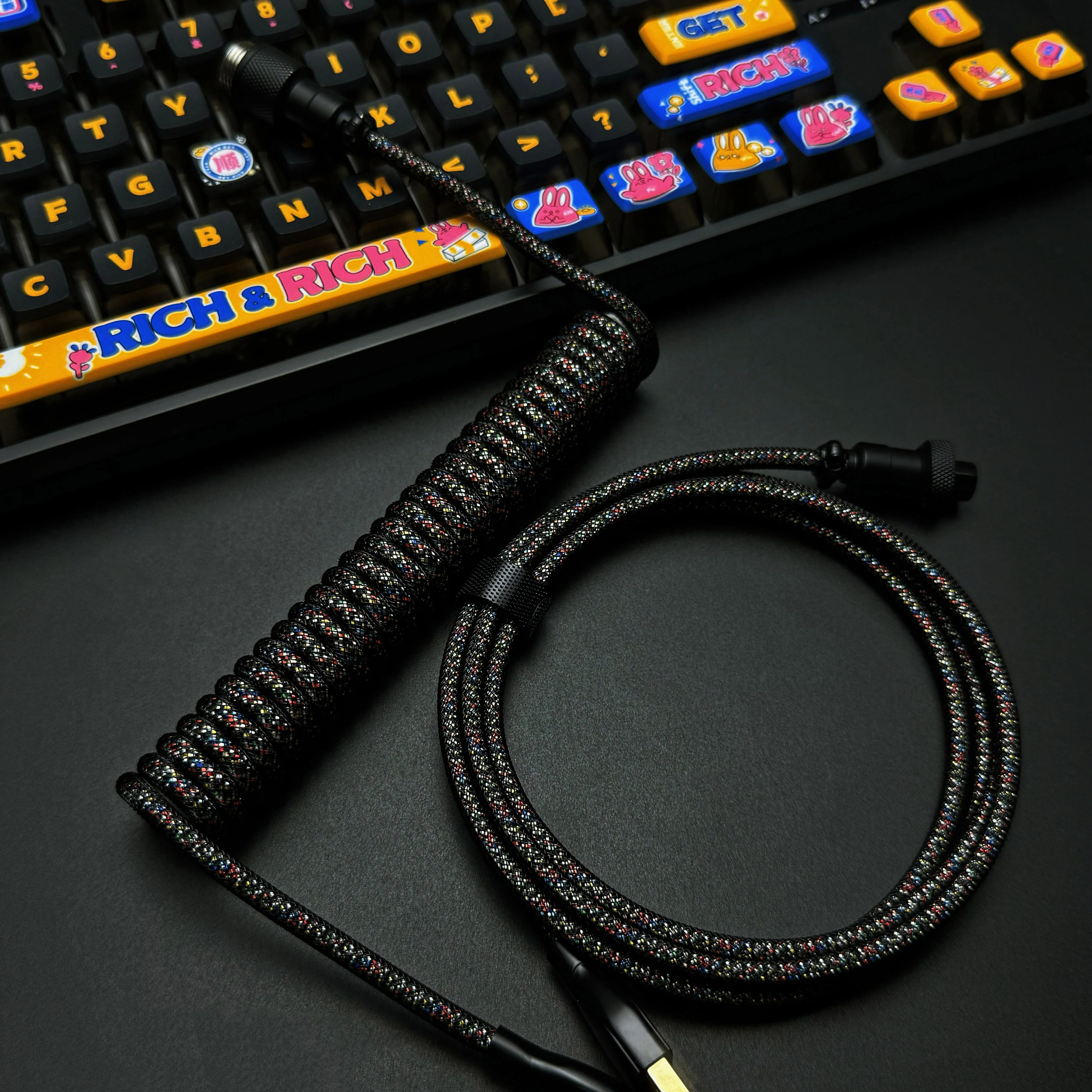 OZO Classic Coiled USB to USB-C Cable for Mechanical Keyboards - Image 29