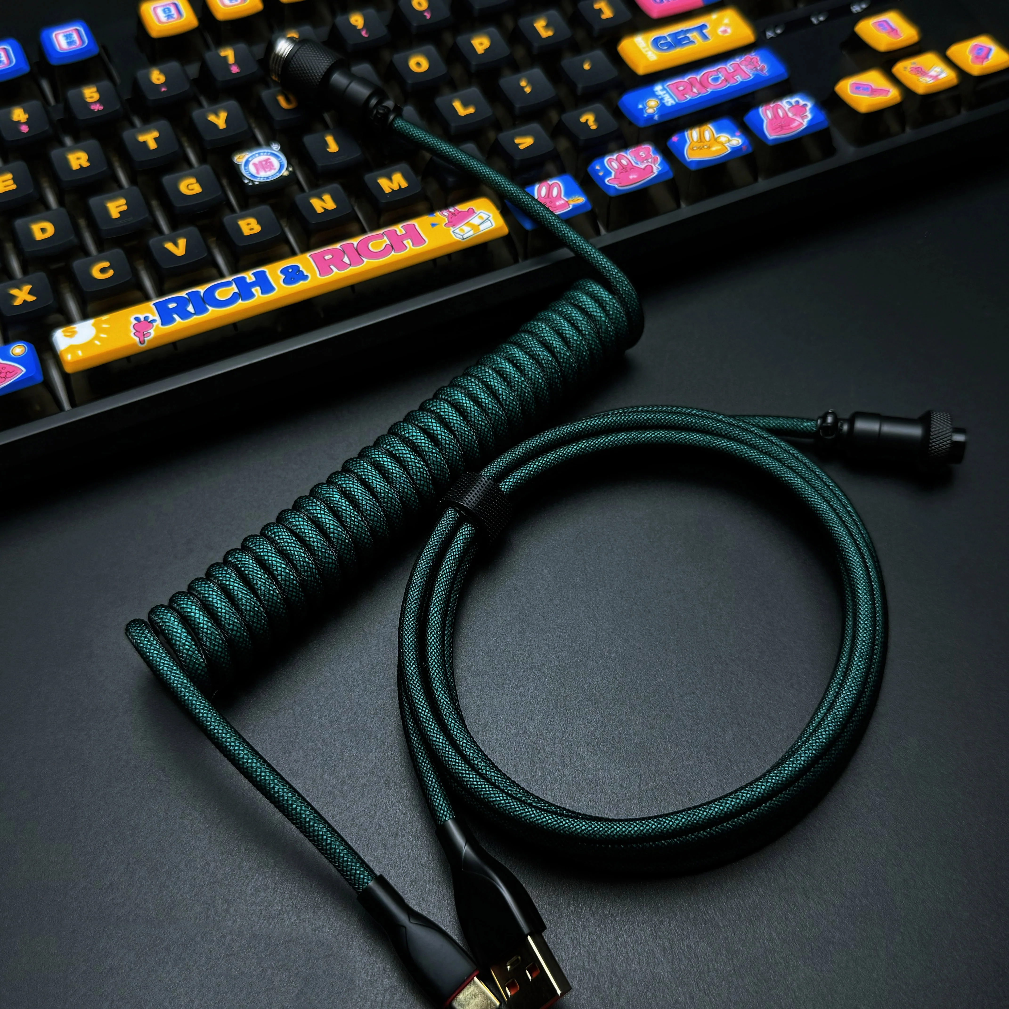 OZO Classic Coiled USB to USB-C Cable for Mechanical Keyboards - Image 30