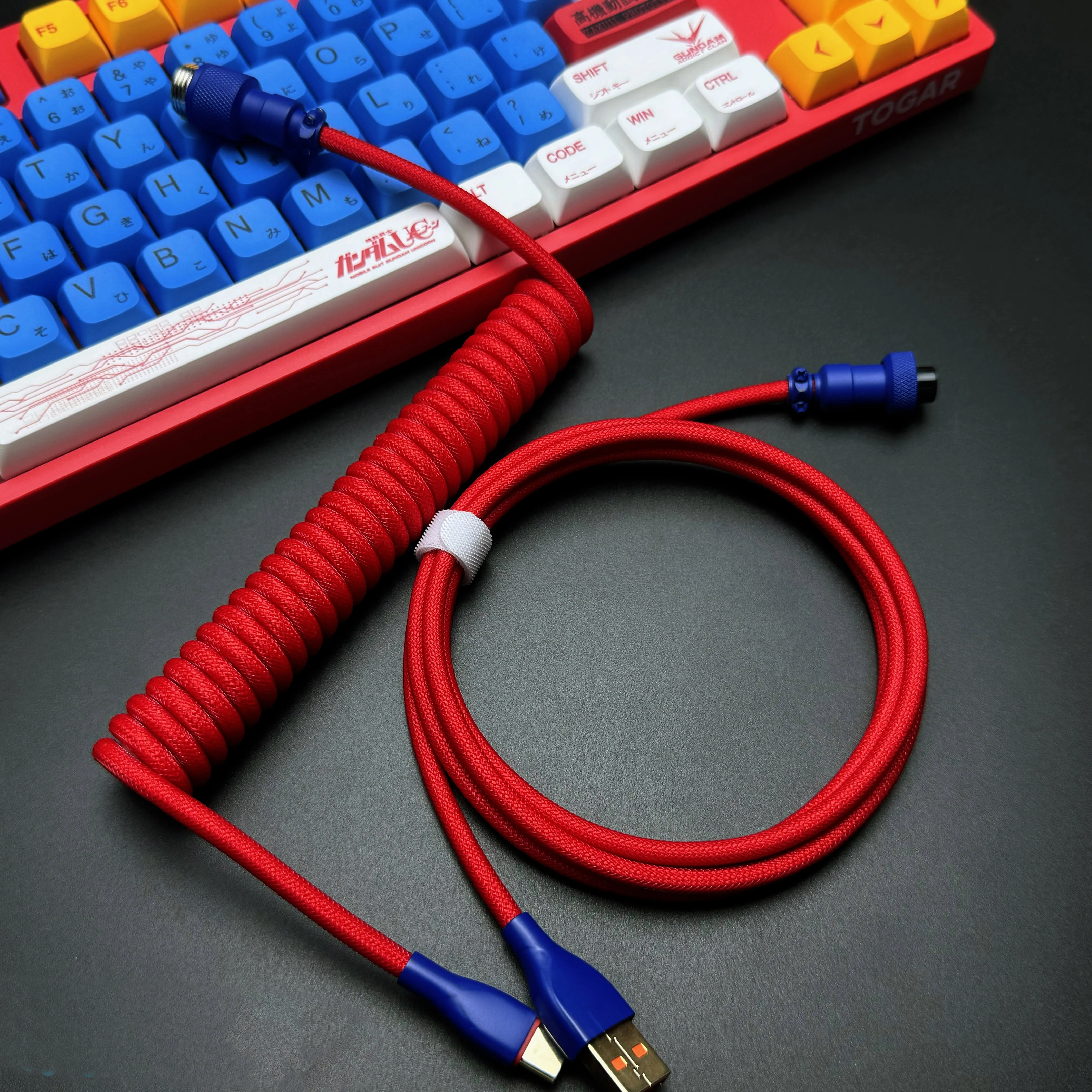 OZO Classic Coiled USB to USB-C Cable for Mechanical Keyboards - Image 34