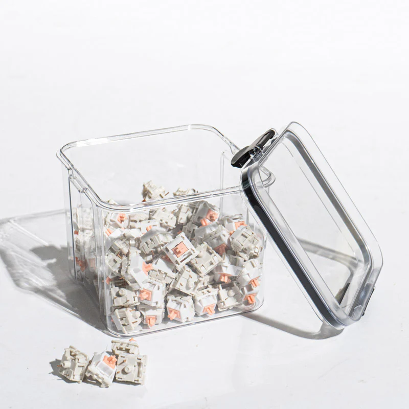 Stackable Switch Storage Box – Transparent Plastic - Image 3
